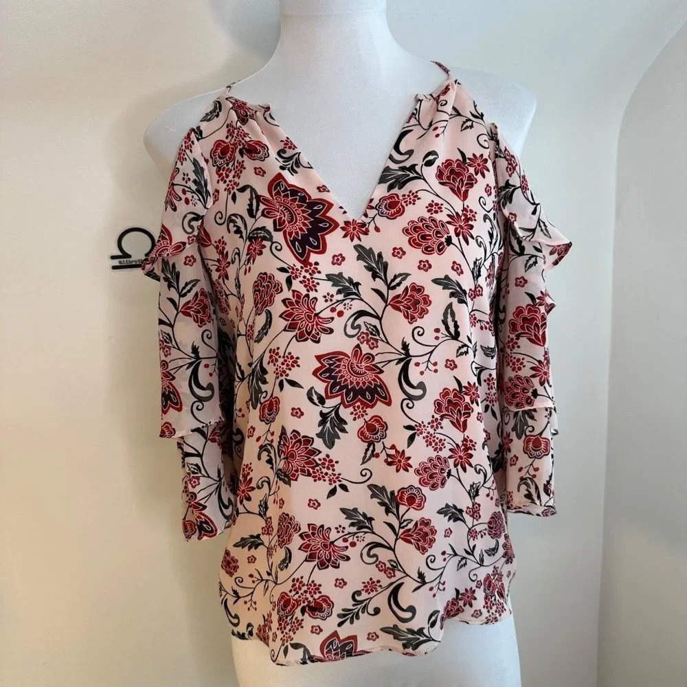 Parker Floral Chelo Combo Blouse XS